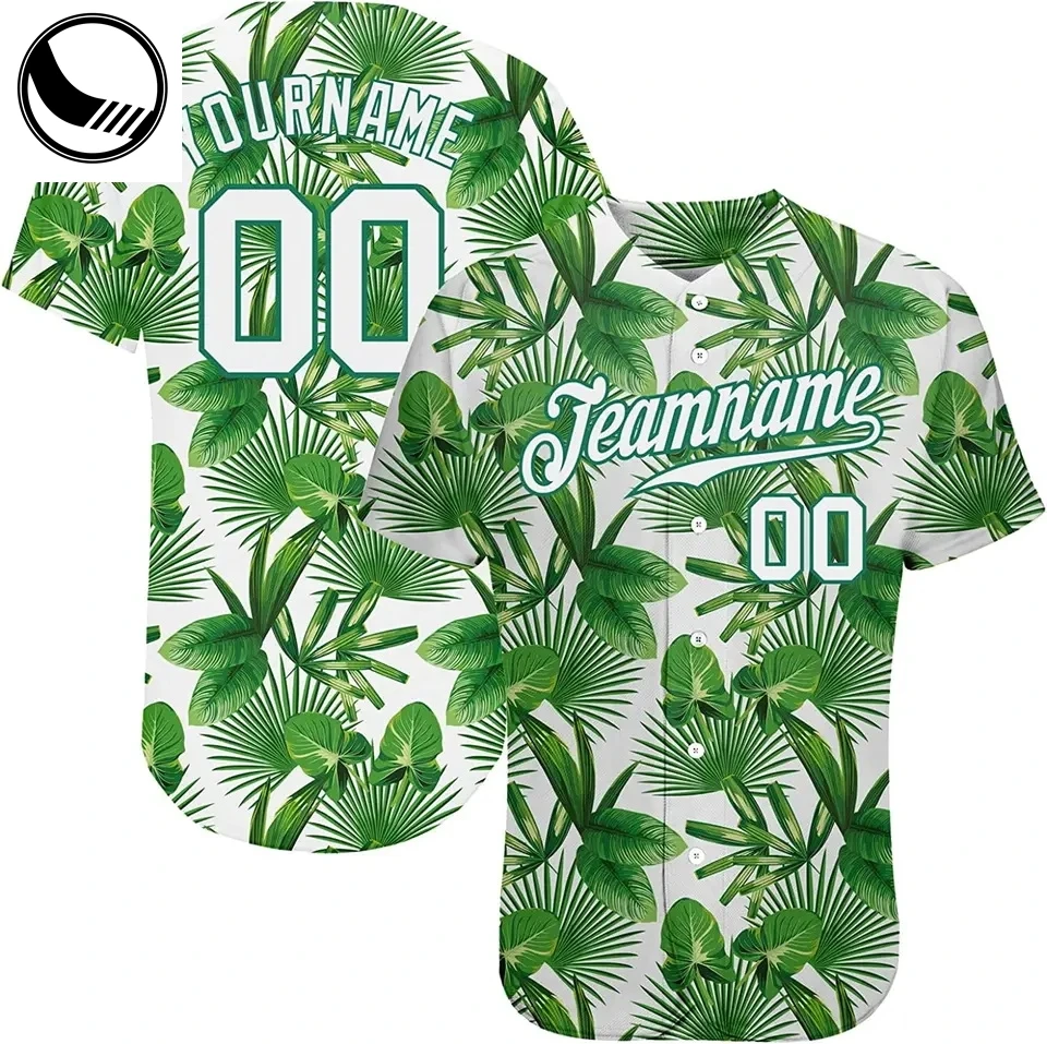 Full Button Design Stylish Tackle Twill Baseball Jersey Custom