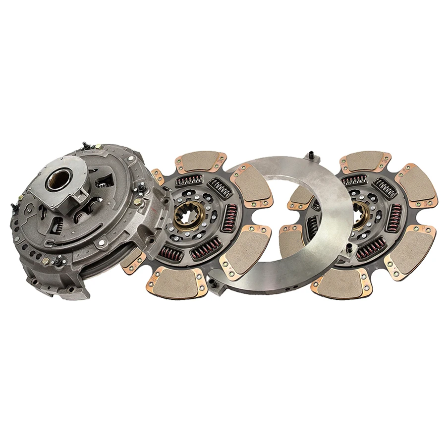 15-1/2"x2"x10T American Heavy Duty Truck Manual/Auto Adjust Kit, Clutch Assembly, 6-Paddle/7-Spring Clutch Kit 209701-20