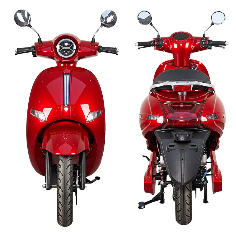 2025 Classic Electric Motorcycle 1100w/1300w 65km/h Speed 70km Range Electric Moped Scooter/electric Motorcycle for Adult