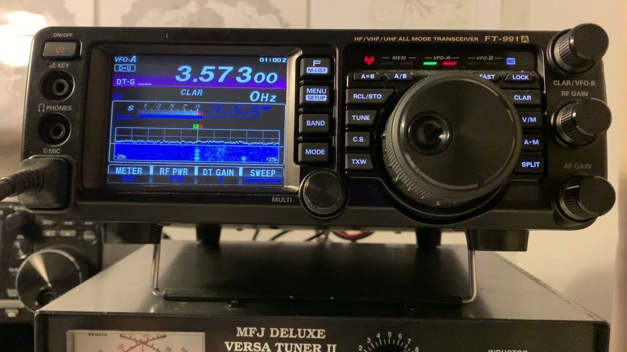 Yaesu Ft-991a Ft-991 Dual Bander All Mode Tft Touch Screen Hf Vhf Uhf ...