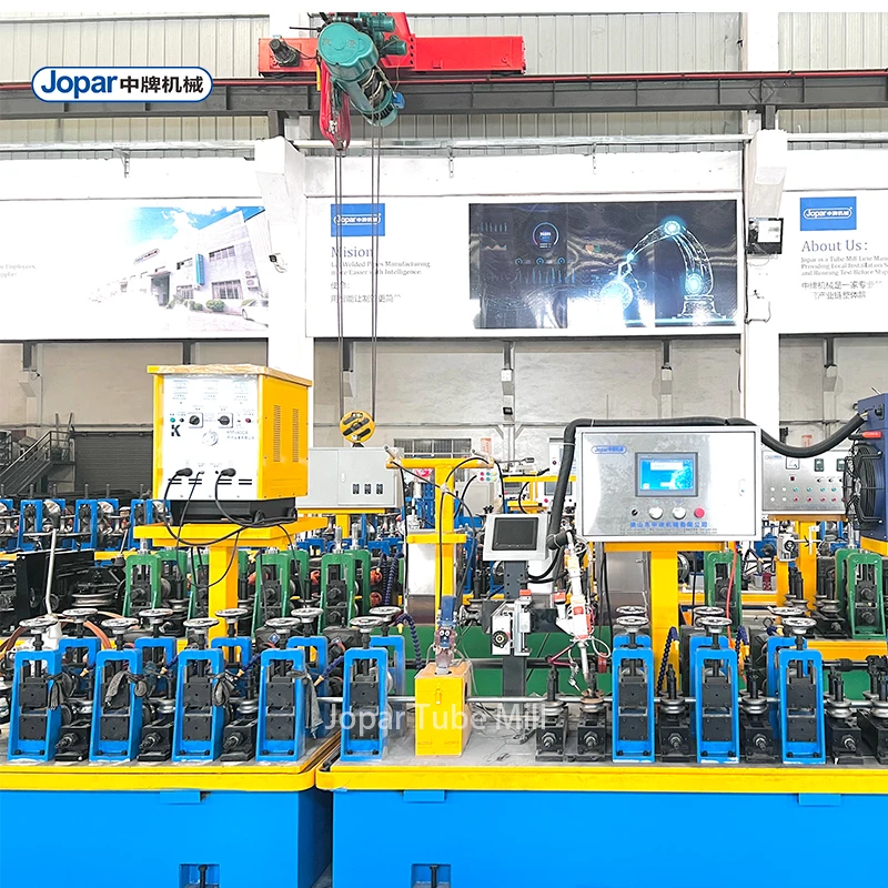 Jopar Factory Price 304 / 201 SS Coil Decoration Square Pipe Making Machine Tube Mill
