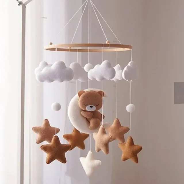 Nordic Wind Cartoon Jewelry, Toy Jewelry Material Bag Cross -border Cribs, Clouds Decorative Felt Wind Chip Pendant