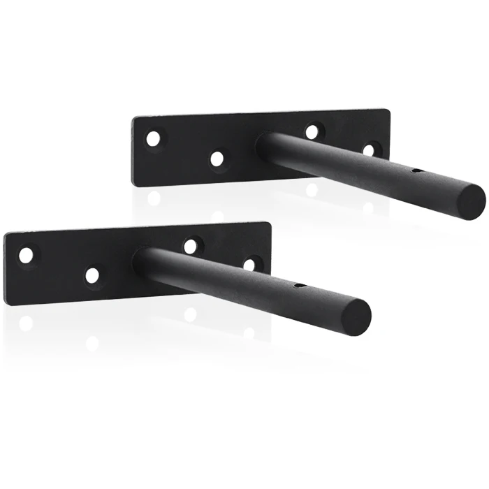 Floating Shelf Bracket Supports Concealed Wood Shelves Solid Steel Blind Mount Support Hidden Black Brackets Hardware