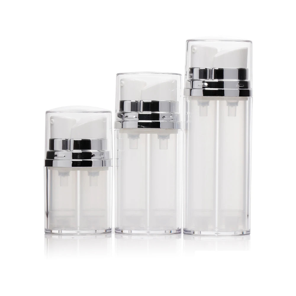 Cosmetic Pump Bottle - Dual Chamber Serum Bottle AB0141