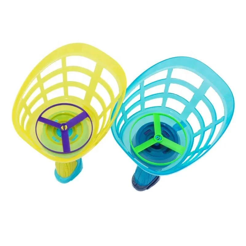 Lanceur De Disques Volants Jouet Enfant - 32 Disques, 2 Filets Et Lunettes - Jeu D'extérieur Et Intérieur Pour Garçons Et Filles