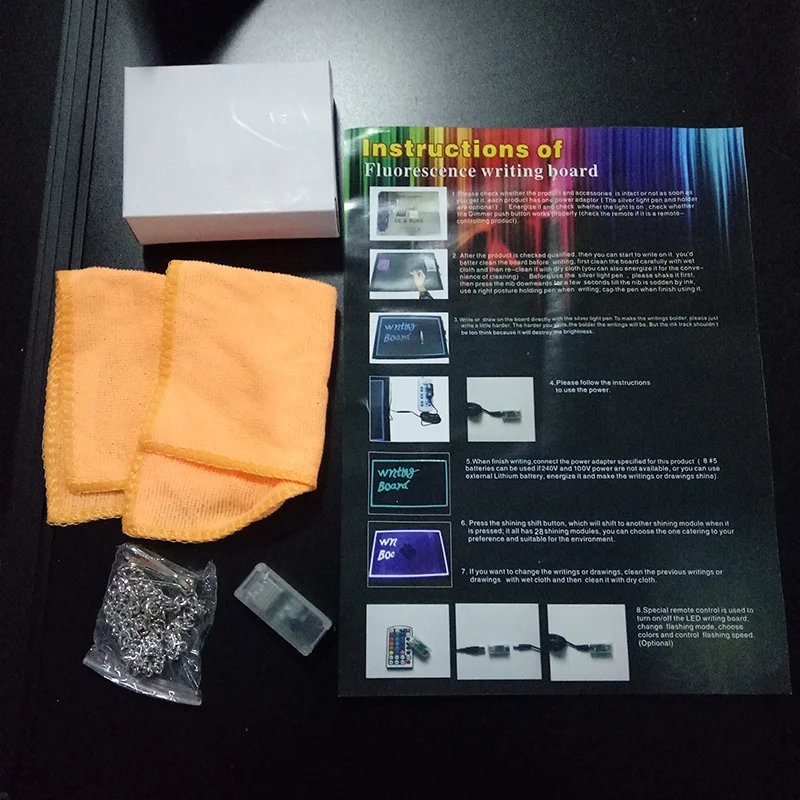 Сделай Сам уборка наружное применение уведомления о сообщениях Pizarra Светодиодная доска для письма