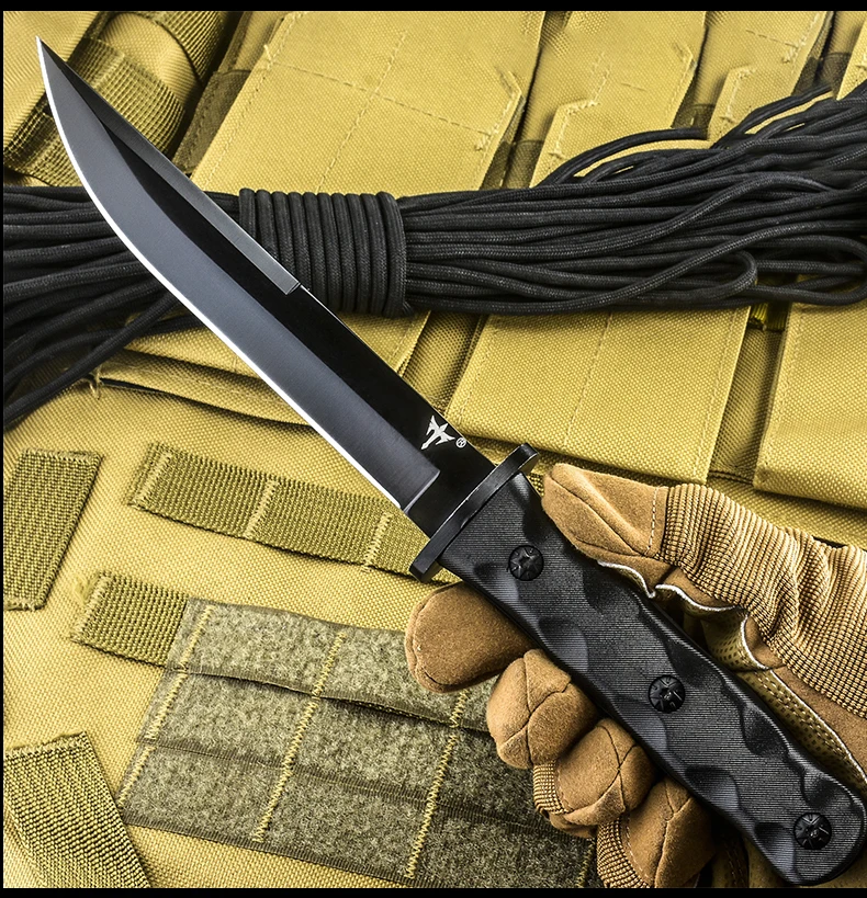 Outdoor Utility Camping Fixed Straight Series Knife Pocket Knife