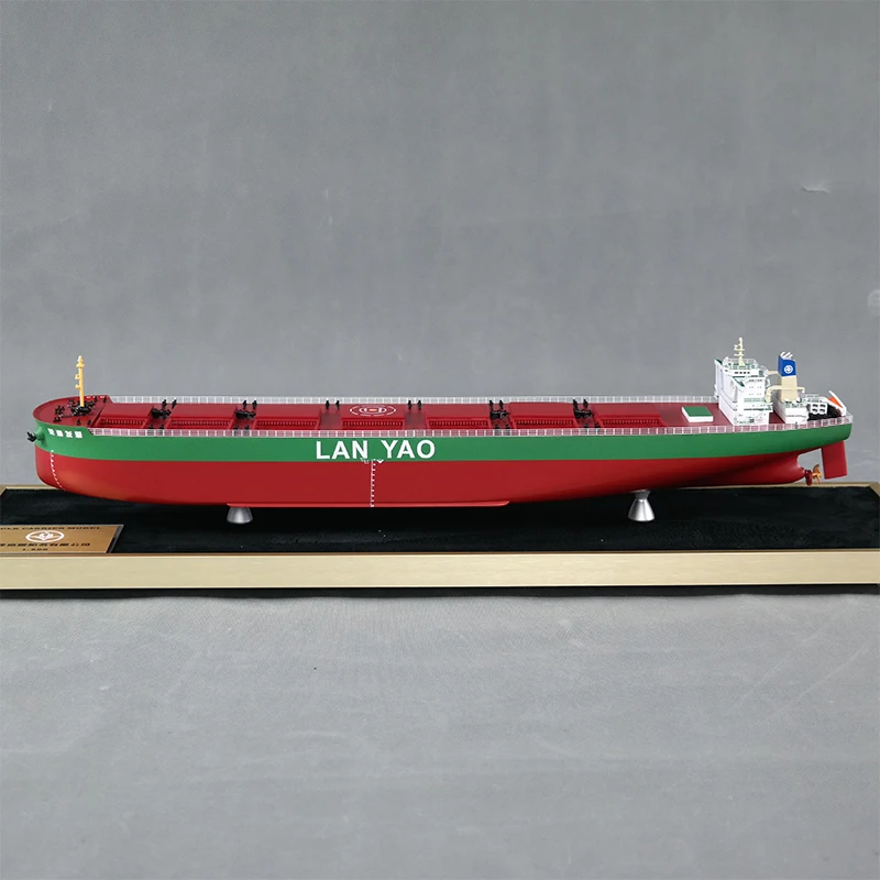 【A】O.A.S Customized 65cm Freight Forwarder Bulk Cargo Ship Model Factory Gift Scale Boat Model for Souvenirs & Gifts