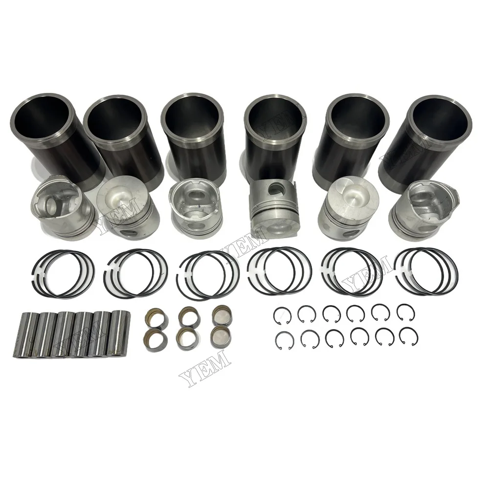 Cylinder Liner Kit Fit for Mitsubishi 6D14 Engine 4