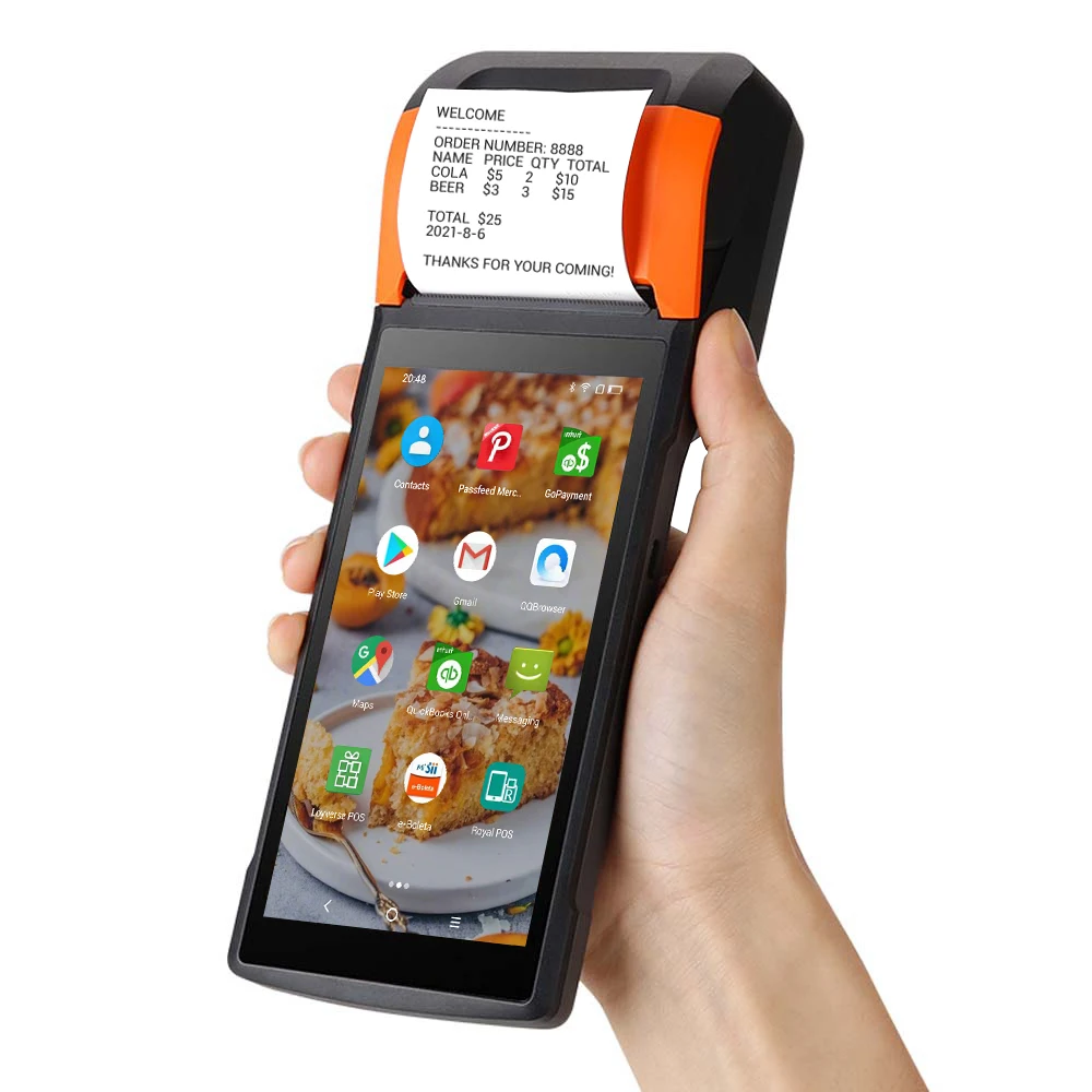 Sunmi V2 4G Android POS Terminal - Thermal Receipt Printer & Touch