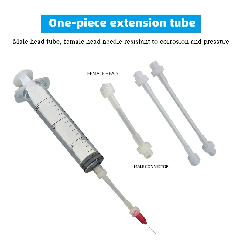 Plastic Extension Tube for Syringe & Needle Connection - OEM
