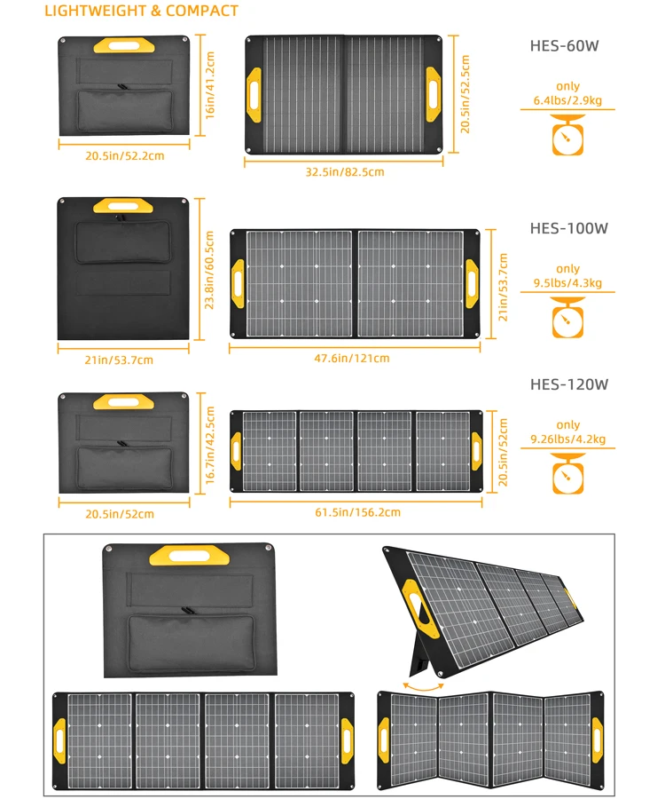 Enerlution 、 Hybess - Green New Convalials 1000WH Solar Generator Power Protable Generator for Outdoors Camping Travel Portable Protable Station 11