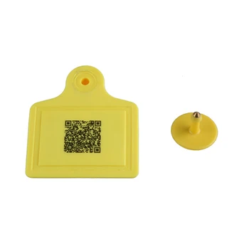 Long Distance NFC Animal Ear Tag RFID Durable Plastic Ear Tag For Animal Tracking System