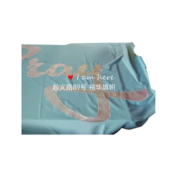 Yuhua Custom Printed Factory Supply high quality Double sided handmade embroidered custom Hand embroidered hanging cloth