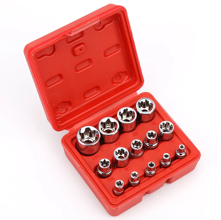 14 Pcs Torx E Type Socket Set Tool Kit Auto Repair Tools Buy 14 Pcs Torx E Type Socket Set