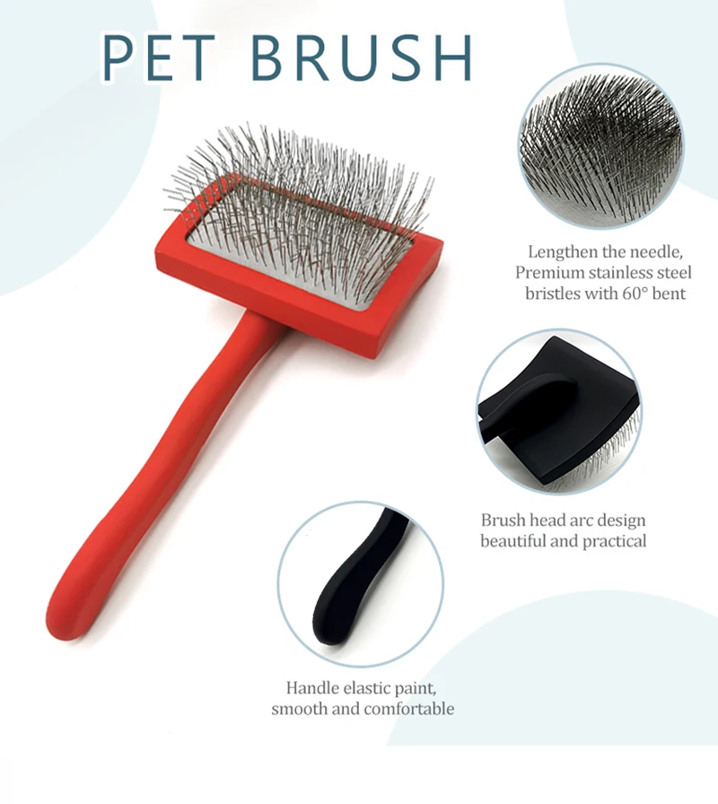 Hot Sale Reusable Professional Pet Grooming Brush For Dogs And Cats