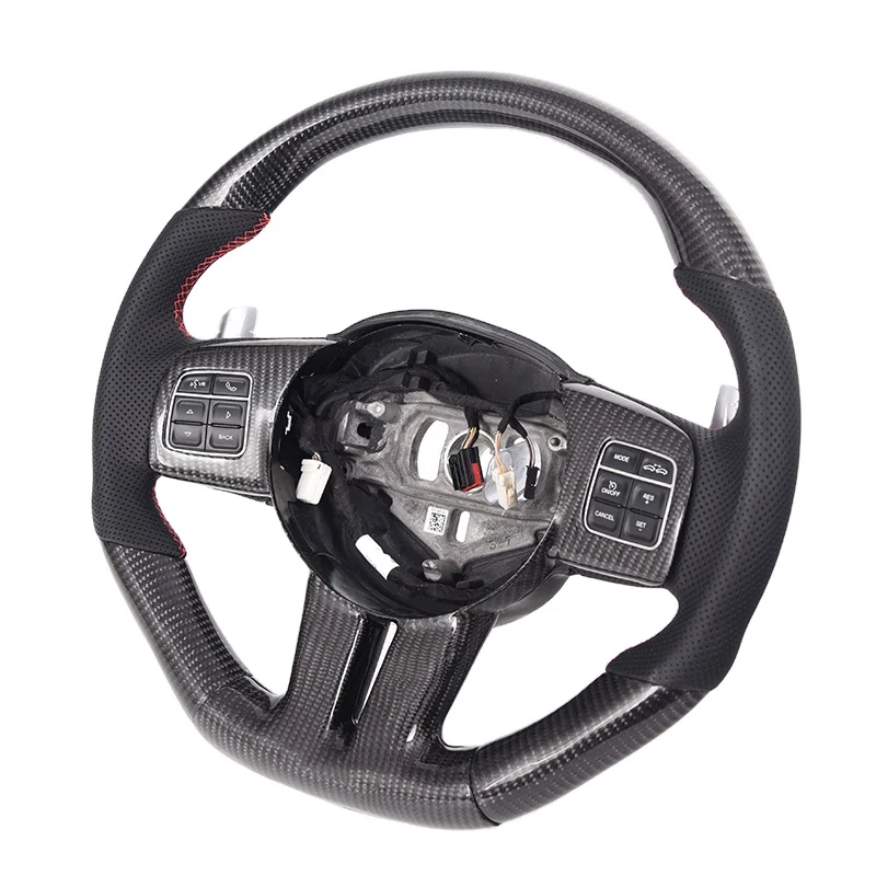 Custom Carbon Fiber Steering Wheel For Chrysler 300 Jeep Compass Cherokee Grand Cherokee Wrangler