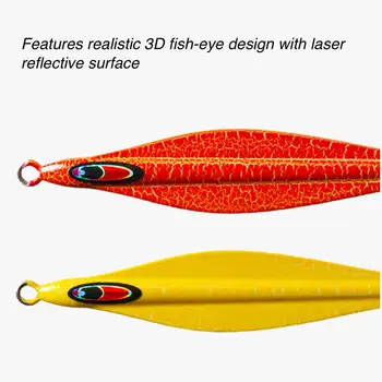 CHEERY 160g~400g Luminous Slow Jig Metal Fishing Lure Lead Plated Iron Jig Airplane Shape Long Cast Slow-Fall Jigging Bait – Metal Jig – view 5