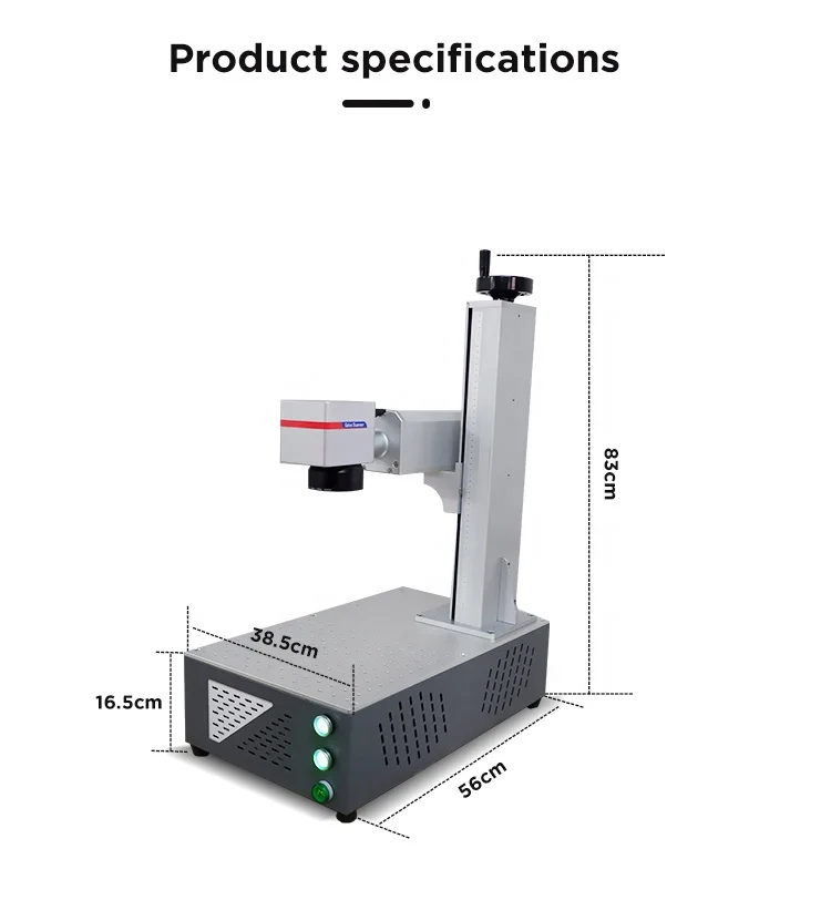 Factory 2 5d 3d Fiber Marking Machine Raycus Jpt Laser 30w 50w 60w 80w