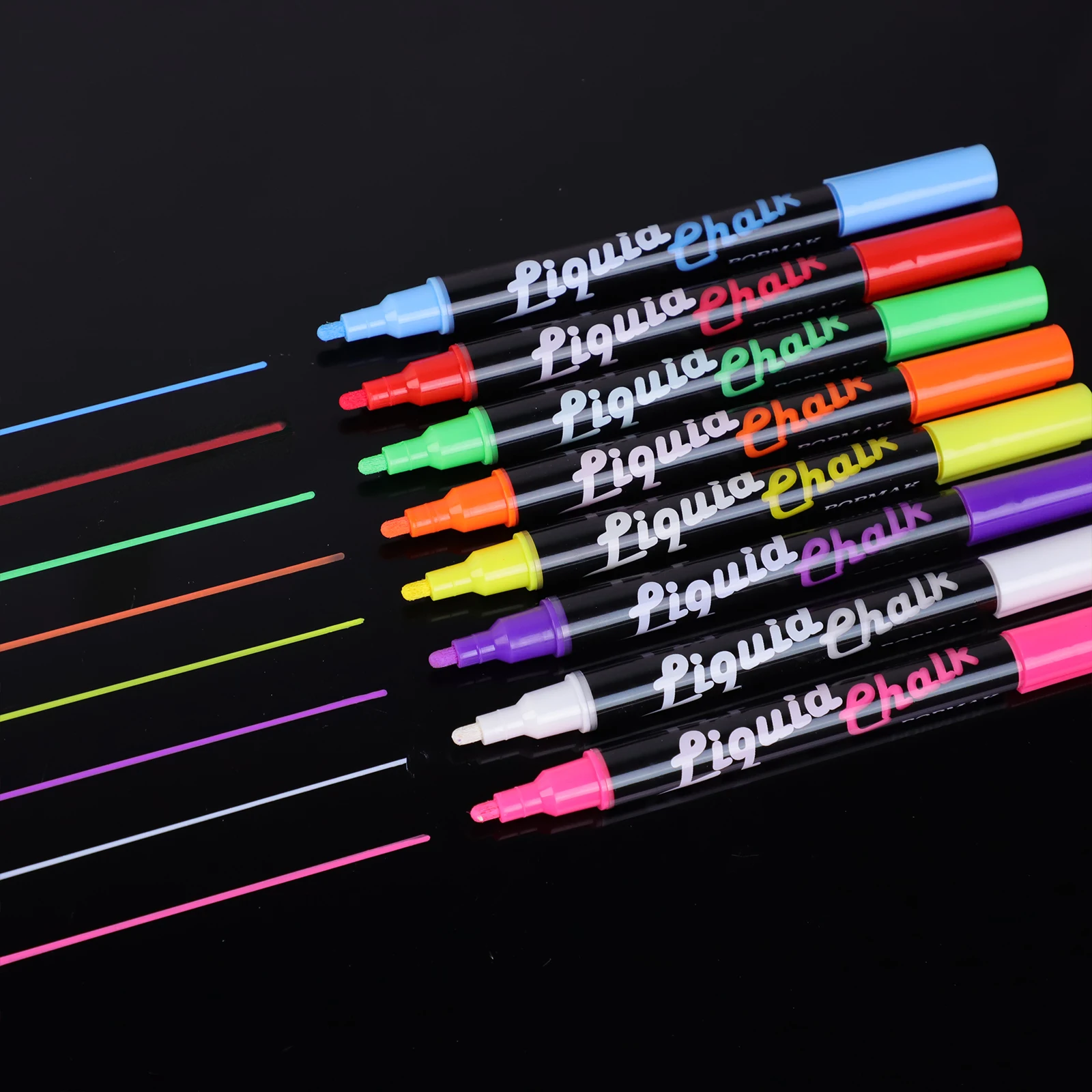 Liquid Chalk Markers Neon Color Pens Dry Erase Markers For Windows