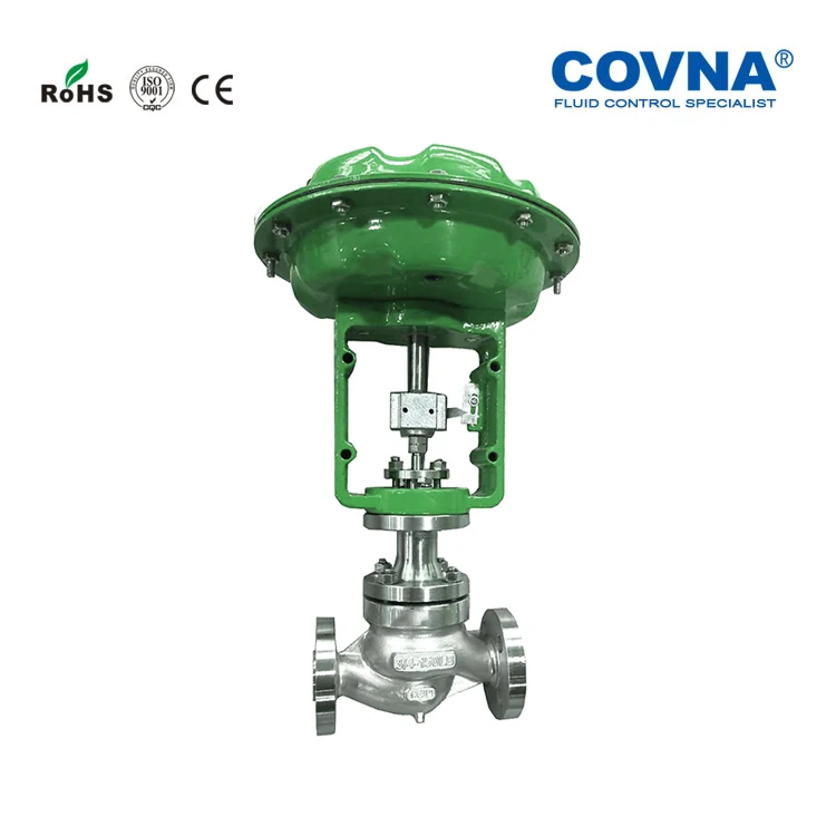 COVNA Pneumatic Control Valve DN20-DN300 Pneumatic Diaphragm Control Globe Valve for Power Plant and Dairy Pasteurizer