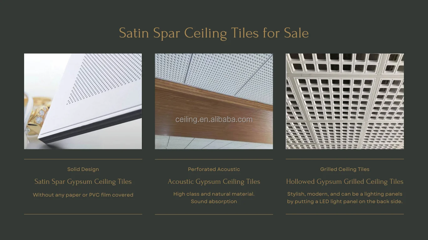 Gypsum False Ceiling Price/ Gypsum Ceiling Panels For Office/ Gypsum