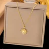Collana con Pendente Placcato Oro 15