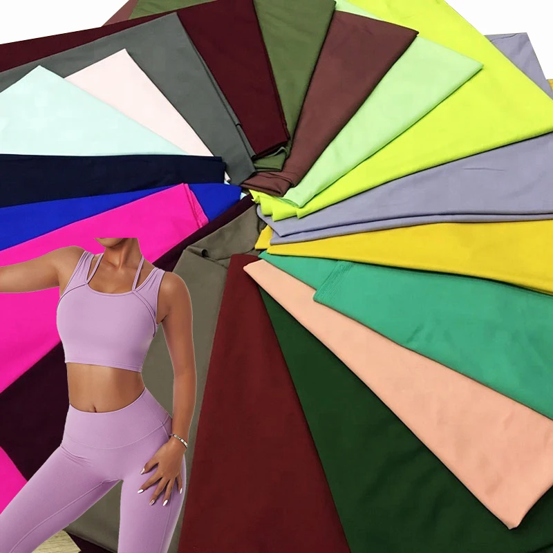 Компрессионная ткань для йоги 73 полиэстер 27 спандекс 4 способа эластичная сухая посадка спортивного костюма спортивной