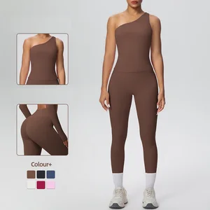 Women 2 Piece Sports Fitness Set Quick Drying Yoga Top Leggings Womens Running Gym Fitness Sets