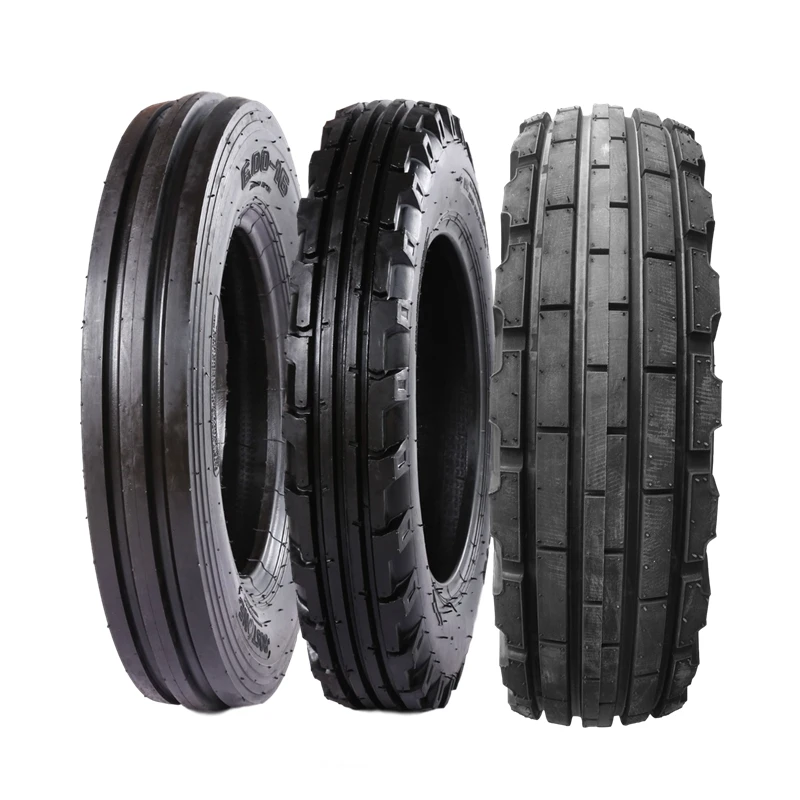 BOSTONE F-2 TRI RIB Agricultural Farm Tractor Front Tyres 6.00-16-8pr