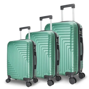 Best Unisex Trolley Bag with Spinner Caster New Design Pink Luggage ABS PC & Aluminum Hard Sheet Suitcase Carry on Lock Opening