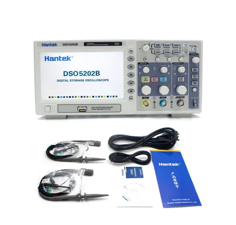 Hantek2D82 AUTO Oscilloscope 80MHz 250MSa/s Multifunction Automobile Oscilloscope Multimeter Signal Source Handheld 2CH Oscillos