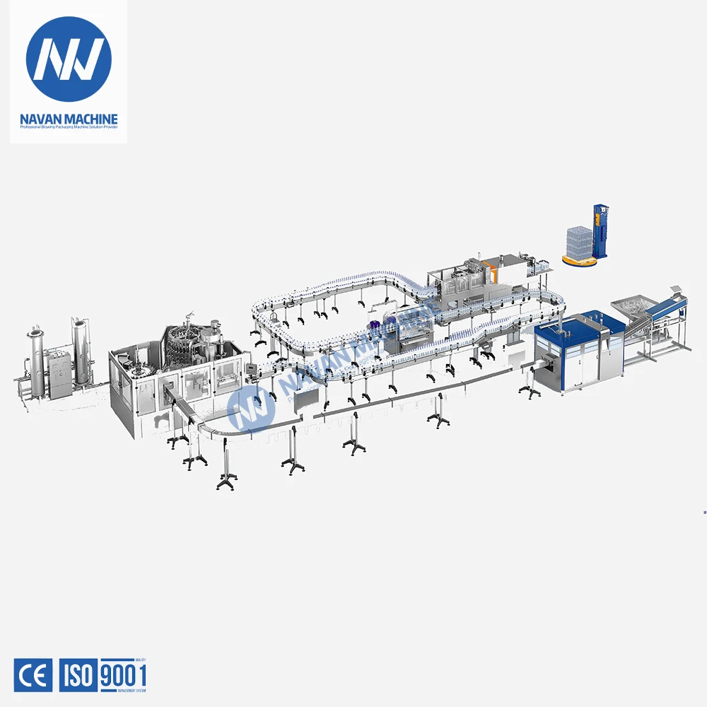 Automatic Liquid Bottling Plant/ Mineral Pure Water Filling Capping and Packaging Machine With Small Plastic Bottles details