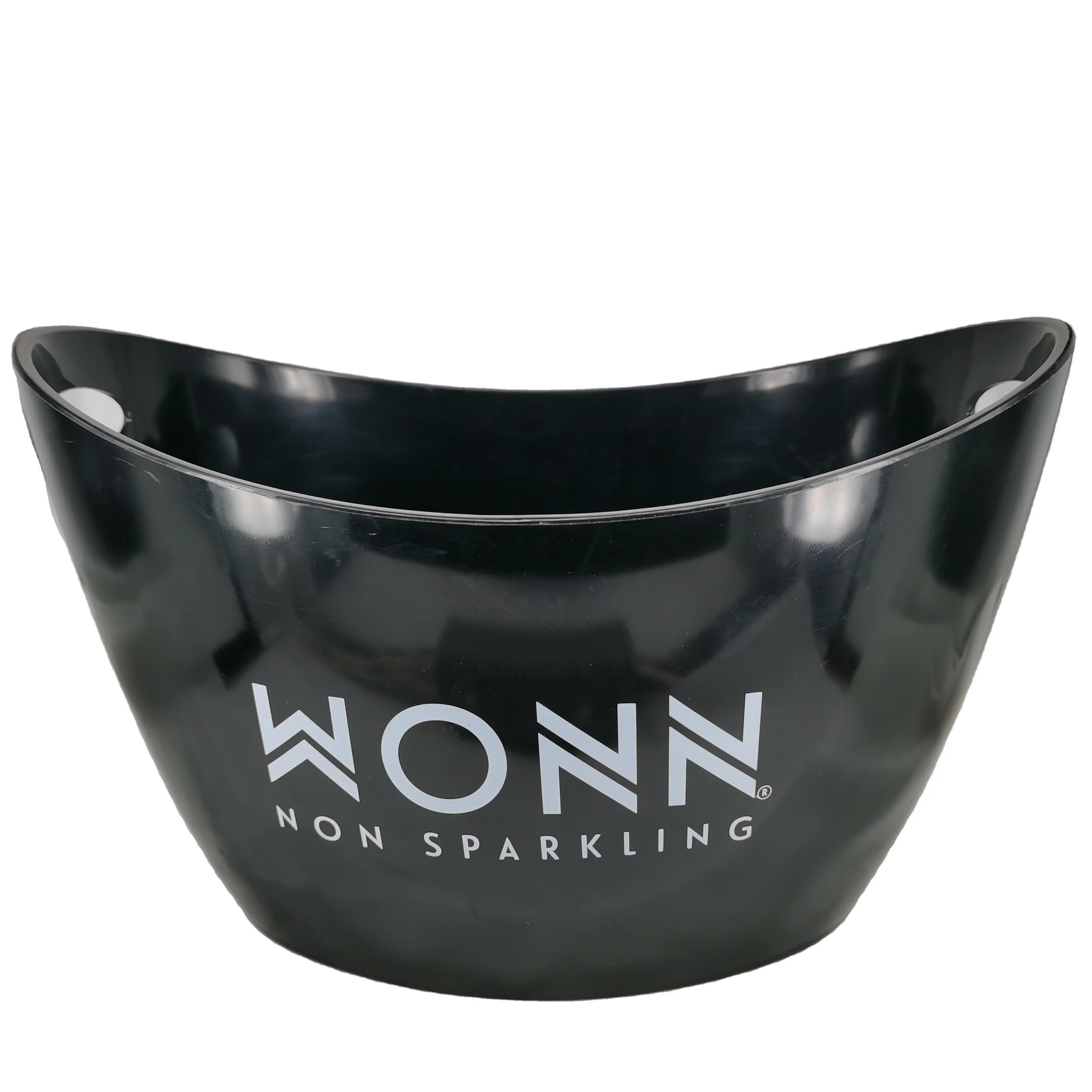 Ведро для пивного льда высокое качество пластиковые ведра ванны охладители и держатели устойчивый пластиковый Овальный бар хранения