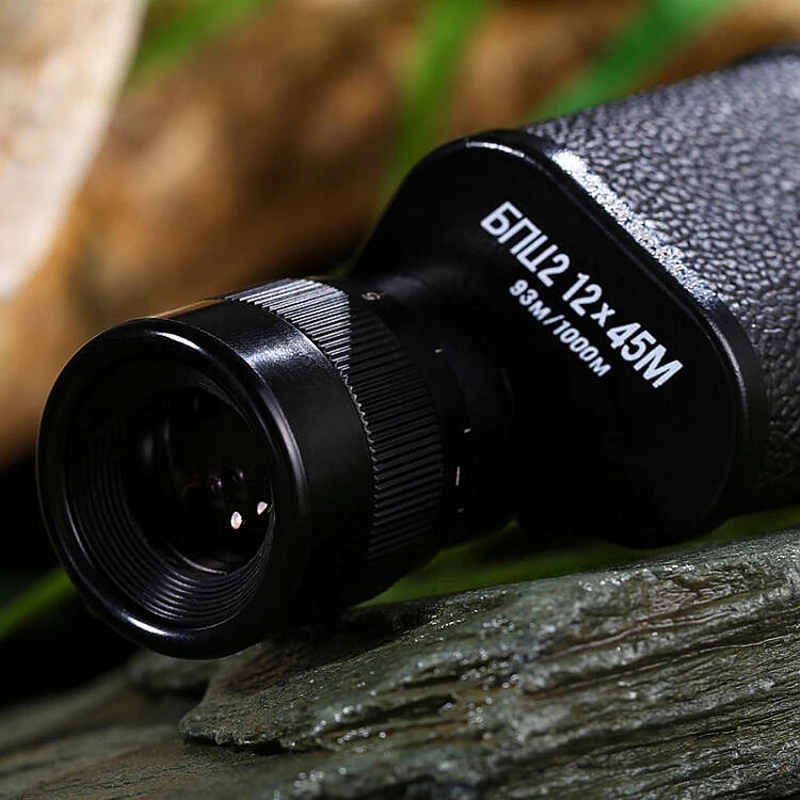 Russian Powerful Monocular  12x45 Zoom Telescope High Power  Spyglass Definition Tourism Scope for Hunting