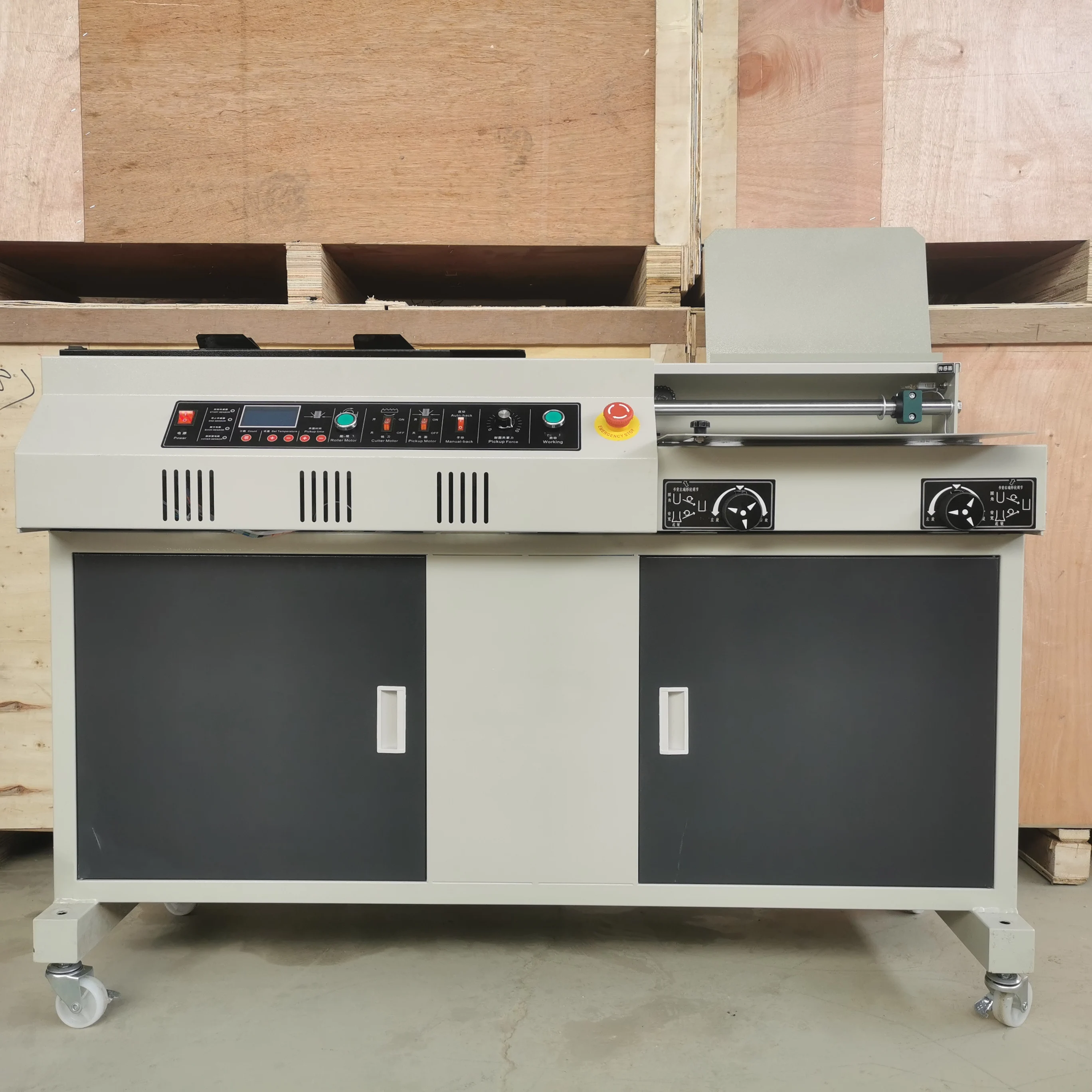 Book Cover Automatic Paper Feeding Electric Perfect Binding Machine ...