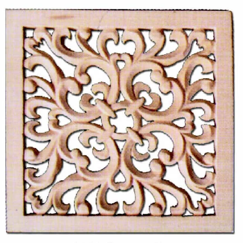 CNC Cut  Wood Panel Pattern for  Decorative Interior windows