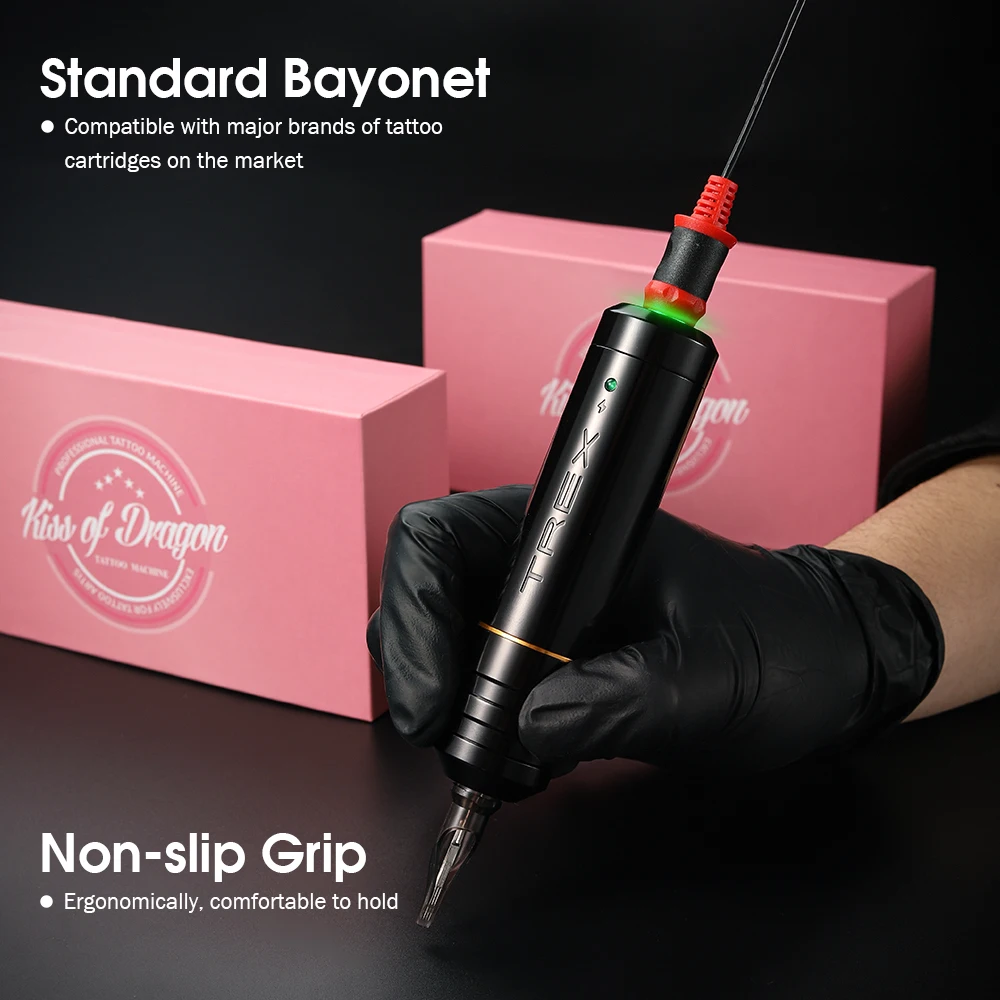 XNET TREX Tattoo Pen - Professional 4mm Stroke Machine