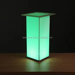 Modern Outdoor Waterproof Commercial Bar Table Luminous Glowing Lighting Furniture for Nightclub Park Wedding Event for Home Bar
