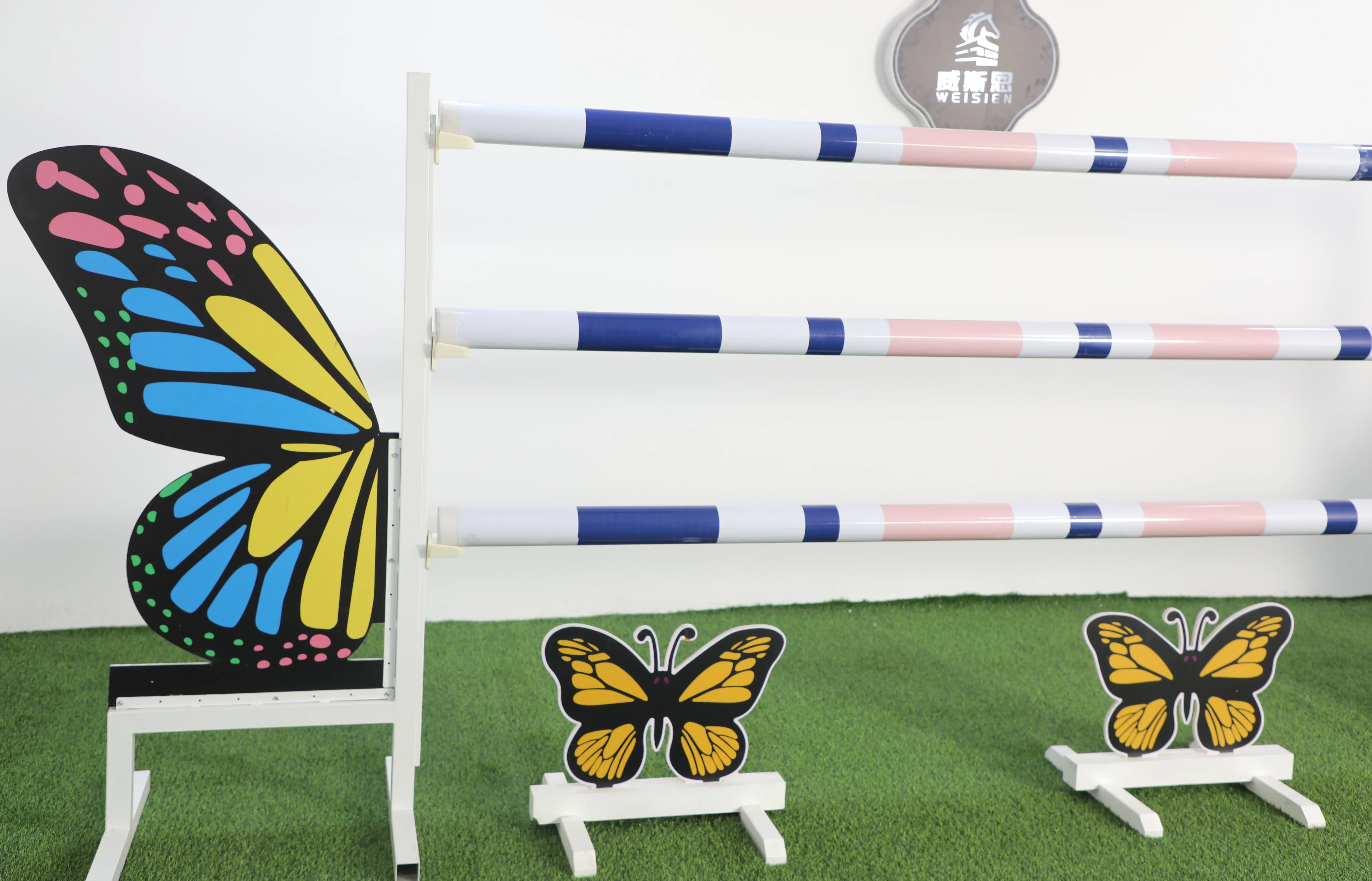 Weisien Inflatable Jumping Cups Horse Show Saddle Pad with Baby Jump Cup  Horse Jumping Training Equipment Pferdesprung