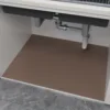 Alfombrilla para mueble sin lavado - marrón minimalista