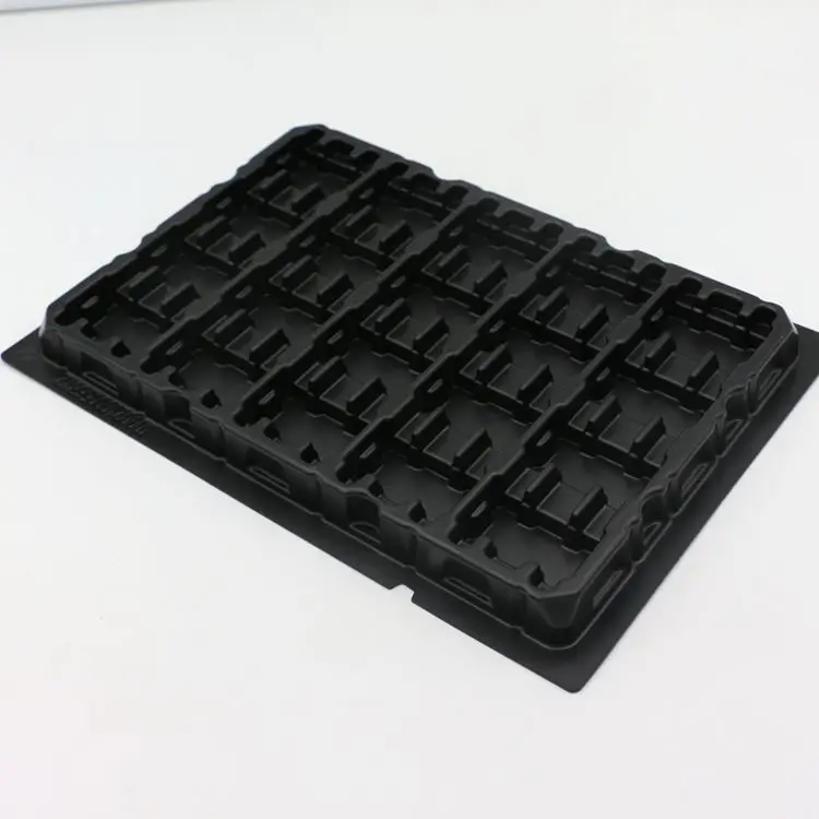Пластиковые вставки ESD, пластиковый блистерный лоток для IC,LCD, упаковка электронных деталей