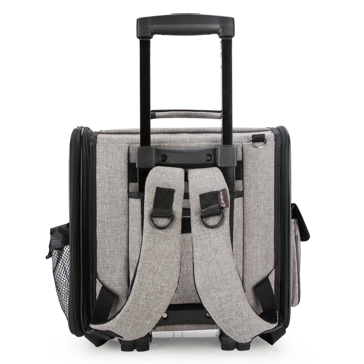 Large Pet Trolley Stroller Foldable Multifunctional Transport Airline Approved Dog Cat Carrier Backpack on Wheels