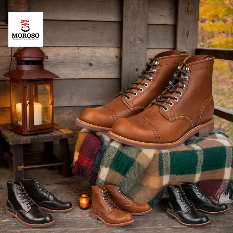 Top Layer Cowhide Desert Boots by Moroso - Fashion & Durability