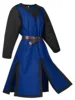Black collar on blue background [excluding belt]