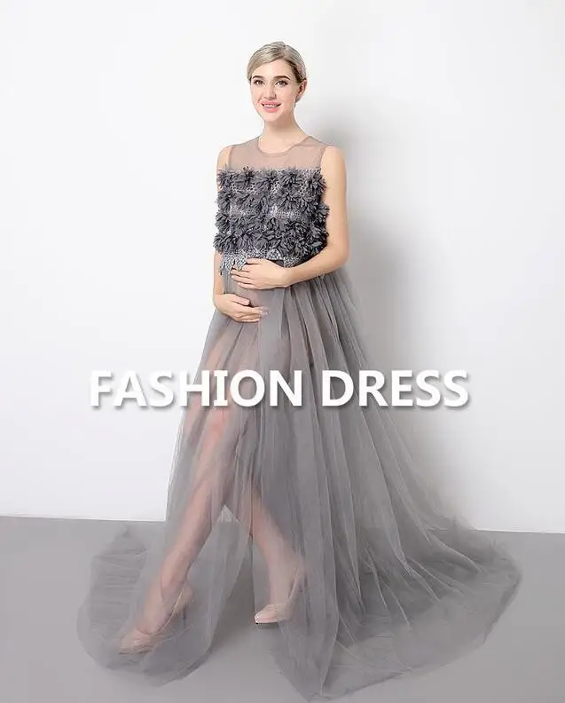 Sleeveless Mesh Prom Dress Summer Pregnant Shooting Photo Illusion Maternity  Dresses Pregnant Photography Props Dress| Alibaba.com