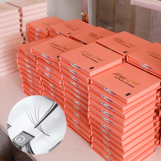 
 Бесплатный образец легко сделать легкий вентилятор быстрое наращивание ресниц  