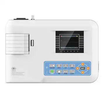 Portable 1 Channel   Ecg Monitor Portable Digital Cardiograph Machine Electrocardiogram EKG Animal Veterinary Ecg Machine
