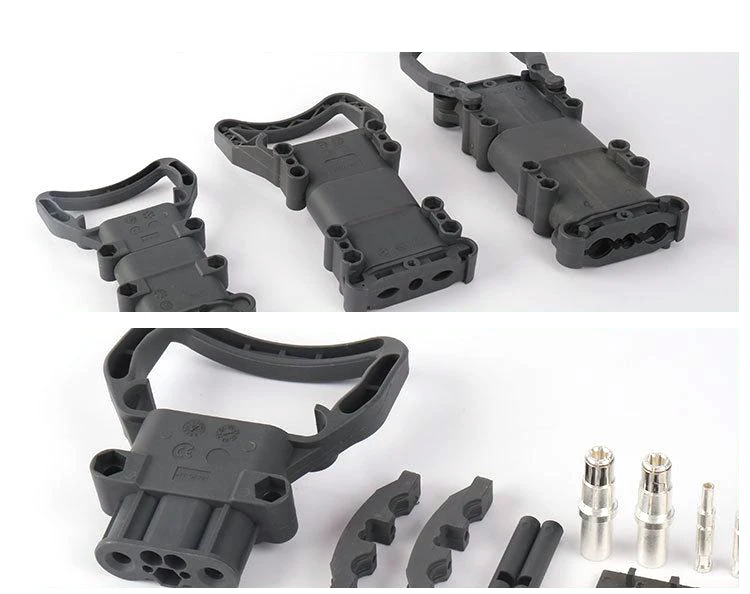 2P 80A 160A 320A 150V Forklift Plug Car Battery Connector , Male Female Forklift Power Connector 7