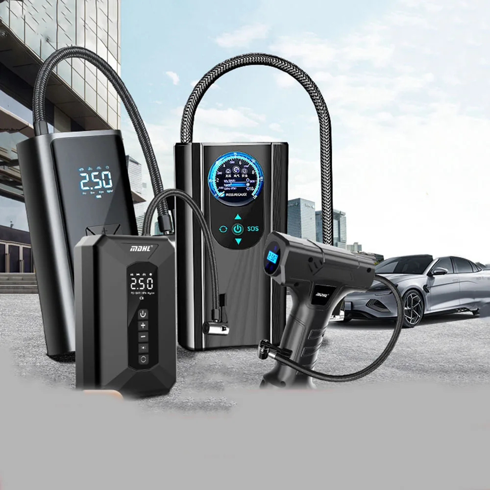 Innovative Electric Lighting Wireless Portable Vehicle Air Pump Tire Inflator